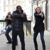 24:  LIVE ANOTHER DAY:   Kate Morgan (Yvonne Strahovski, R) and Erik Ritter (Gbenga Akinnagbe, L) go out in the field to track a suspect in Part Two of the  "11:00 AM - 12:00 PM /12:00 PM - 1:00 PM" special two-hour Season Premiere episode of 24:  LIVE ANOTHER DAY airing Monday, May 5 (8:00-10:00 PM ET/PT) on FOX.  ©2014 Fox Broadcasting Co. Cr: Daniel Smith/FOX