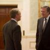 24:  LIVE ANOTHER DAY:   Prime Minister Davies (guest star Stephen Fry, R) meets with Boudreau (Tate Donovan, L) in the &quot;6:00 PM - 7:00 PM&quot; episode of 24: LIVE ANOTHER DAY airing Monday, June 16 (9:00-10:00 PM ET/PT) on FOX. &#xa9;2014 Fox Broadcasting Co.  Cr:  Chris Raphael/FOX