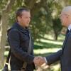 24:  Jack (Kiefer Sutherland, L) meets Novick (Jude Ciccolella, R) at the presidential retreat in the "Day 5: 12:00 PM-1:00 PM” episode that aired on Monday, Jan. 30 (9:00-10:00 PM ET/PT) on FOX. ©2006 Fox Broadcasting Co. Cr: Jaimie Trublood/FOX