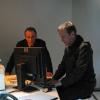 24:  Henderson (Peter Weller, L) leads Jack (Kiefer Sutherland, R) into a trap in the 24 episode "Day 5: 4:00 PM-5:00 PM” episode that aired on Monday, Feb. 27 (9:00-10:00 PM ET/PT) on FOX. ©2006 Fox Broadcasting Co. Cr: Kelsey McNeal/FOX  