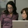 24:  SEASON 7:  Janis (Janeane Garofalo, L) keeps a close eye on Chloe (Mary Lynn Rajskub, R) in the "6:00 PM - 7:00 PM" episode of 24 that aired Monday, March 2 (8:00-9:00 PM ET/PT) as part a special night of back-to-back episodes of 24 on FOX.  ©2009 Fox Broadcasting Co.  Cr:  Kelsey McNeal/FOX