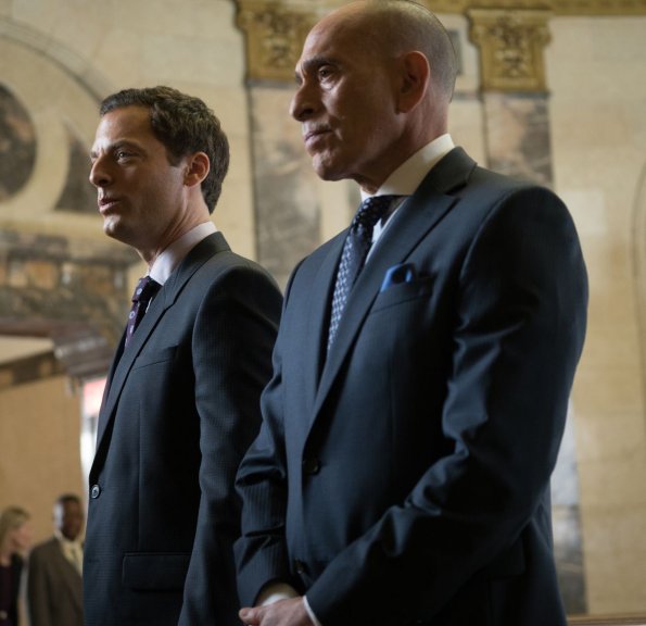 APB: L-R: Justin Kirk and Nestor Serrano in the all-new “Risky Business” episode of APB airing Monday, March 20 (9:01-10:00 PM ET/PT) on FOX. Cr: Elizabeth Sisson / FOX. ©2017 FOX Broadcasting Co. APB: L-R: Justin Kirk and Nestor Serrano in the all-new “Risky Business” episode of APB airing Monday, March 20 (9:01-10:00 PM ET/PT) on FOX. Cr: Elizabeth Sisson / FOX. ©2017 FOX Broadcasting Co.