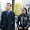 APB: L-R: Justin Kirk and Natalie Martinez in the all-new “Strange Bedfellows” episode of APB airing Monday, April 10 (9:01-10:00 PM ET/PT) on FOX. CR: Elizabeth Sisson / FOX. © 2017 FOX Broadcasting Co.