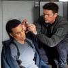 ALMOST HUMAN:  Det. John Kennex (Karl Urban, R) assists Dorian (Michael Ealy, L) in the &quot;Are You Receiving?&quot; episode of ALMOST HUMAN, airing Monday Nov. 25 (8:00-9:00 PM ET/PT) on FOX. &#xa9;2013 Fox Broadcasting Co. Cr: Liane Hentscher/FOX