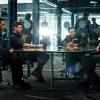 ALMOST HUMAN: L-R: Dorian (Michael Ealy), Det. John Kennex (Karl Urban), Capt. Maldonado (Lili Taylor), Valerie Stahl (Minka Kelly) and Det. Richard Paul (Michael Irby) review a mysterious case in the all-new &quot;Arrhythmia&quot; episode of ALMOST HUMAN, airing Monday Dec. 16 (8:00-9:00 PM ET/PT) on FOX. &#xa9;2013 Fox Broadcasting Co. Cr: Liane Hentscher/FOX