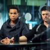ALMOST HUMAN: Dorian (Michael Ealy, L) and Det. John Kennex (Karl Urban, second from R) review a transplant in the all-new &quot;Arrhythmia&quot; episode of ALMOST HUMAN, airing Monday Dec. 16 (8:00-9:00 PM ET/PT) on FOX. Also pictured Lili Taylor. &#xa9;2013 Fox Broadcasting Co. Cr: Liane Hentscher/FOX