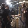 ALMOST HUMAN: Det. John Kennex (Karl Urban, L), Dorian (Michael Ealy, C) and Nigel Vaughn (John Larroquette, R) in the &quot;Unbound&quot; episode of ALMOST HUMAN airing Monday, Feb. 3 (8:00-9:00 PM ET/PT) on FOX. &#xa9;2013 Fox Broadcasting Co. Cr: Katie Yu /FOX