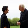 THE ASSASSINATION OF GIANNI VERSACE: AMERICAN CRIME STORY "Descent" Episode 6 (Airs Wednesday, February 21, 10:00 p.m. e/p) -- Pictured: (l-r) Darren Criss as Andrew Cunanan, Mike Farrell as Lee Miglin. CR: Ray Mickshaw/FX