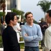 THE ASSASSINATION OF GIANNI VERSACE: AMERICAN CRIME STORY "Descent" Episode 6 (Airs Wednesday, February 21, 10:00 p.m. e/p) -- Pictured: (l-r) Darren Criss as Andrew Cunanan, Cody Fern as David Madson, Finn Wittrock as Jeffrey Trail. CR: Ray Mickshaw/FX