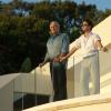 THE ASSASSINATION OF GIANNI VERSACE: AMERICAN CRIME STORY "Ascent" Episode 7 (Airs Wednesday, March 7, 10:00 p.m. e/p) -- Pictured: (l-r) Michael Nouri as Norman Blachford, Darren Criss as Andrew Cunanan. CR: Suzanne Tenner/FX