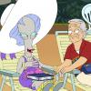AMERICAN DAD: Roger, as Abigail Lemonparty, falls for an older gentleman during the Smith family's tropical vacation in the all-new Halloween-themed &quot;Killer Vacation&quot; episode of AMERICAN DAD airing Sunday, Oct. 7 (9:30-10:00 PM ET/PT) on FOX.  AMERICAN DAD &#x2122; and &#xa9; 2012 TCFFC ALL RIGHTS RESERVED.