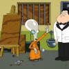 AMERICAN DAD: In a &#x201c;James Bond parody,&#x201d; Stan teams up with former nemesis The Tearjerker to thwart Black Villain and stop his evil plan to melt the arctic glaciers in the all-new &quot;For Black Eyes Only&quot; episode of AMERICAN DAD airing Sunday, March 10 (7:30-8:00 PM ET/PT) on FOX. AMERICAN DAD &#x2122; and &#xa9; 2013 TCFFC ALL RIGHTS RESERVED.