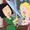 AMERICAN DAD: Francine fears that Steve is being distracted by Hiko's sister, Akiko, and takes drastic measures to ensure his victory at the Pearl Bailey High School Spelling Bee in the all-new &quot;Spelling Bee My Baby&quot; episode of AMERICAN DAD airing Sunday, March 24 (9:30-10:00 PM ET/PT) on FOX. AMERICAN DAD &#x2122; and &#xa9; 2013 TCFFC ALL RIGHTS RESERVED.