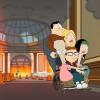 AMERICAN DAD: When Roger wakes up from a coma, he starts to have eerie visions of the future, and saves the Smiths from a terrible fire in the all-new &quot;Vision: Impossible&quot; episode of AMERICAN DAD airing Sunday, Jan. 5 (9:30-10:00 PM ET/PT) on FOX. AMERICAN DAD &#x2122; and &#xa9; 2014 TCFFC ALL RIGHTS RESERVED.