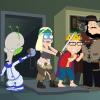 AMERICAN DAD: The Smiths are taken prisoner at a medieval-style theme park and must fight their way out in the all-new &quot;Familyland&quot; episode of AMERICAN DAD airing Sunday, Jan. 12 (9:30-10:00 PM ET/PT) on FOX. AMERICAN DAD &#x2122; and &#xa9; 2014 TCFFC ALL RIGHTS RESERVED.
