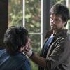 "Christina\'s World" -- A death on the Hawthorne property gives Detective Brady a solid lead on the "Silver Bells Killer" ("SBK") case. Also, Garrett gives in to temptation and pursues Christina Morales (Catalina Sandino Moreno), the daughter of the first "SBK" victim, and Alison finds an unlikely ally to help fend off a lawsuit that could derail her campaign, on AMERICAN GOTHIC, Wednesday, July 13 (10:00-11:00PM, ET/PT), on the CBS Television Network.   Pictured: Justin Chatwin (Cam Hawthorne), Antony Starr (Garrett Hawthorne)  Photo: Christos Kalohoridis/CBS ÃÂ©2016 CBS Broadcasting, Inc. All Rights Reserved.