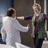 "Go With Your Gut" -- Pictured: Kevin Pollak (Marv) and Jane Lynch (Amy). Allison takes Amy to a nightclub to help her stop over-thinking everything and let loose, while Marv, suspicious of his daughter\'s odd new friend, does a background check on Amy, on ANGEL FROM HELL, Thursday, Jan. 21 (9:30-10:00 PM, ET/PT) on the CBS Television Network. Photo: Robert Voets/CBS ÃÂ©2015 CBS Broadcasting, Inc. All Rights Reserved.