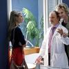 "Go With Your Gut" -- Pictured: Maggie Lawson (Allison), Kevin Pollak (Marv) and Jane Lynch (Amy). Allison takes Amy to a nightclub to help her stop over-thinking everything and let loose, while Marv, suspicious of his daughter\'s odd new friend, does a background check on Amy, on ANGEL FROM HELL, Thursday, Jan. 21 (9:30-10:00 PM, ET/PT) on the CBS Television Network. Photo: Robert Voets/CBS ÃÂ©2015 CBS Broadcasting, Inc. All Rights Reserved.