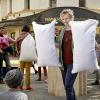 "Soulmates" -- Pictured: Jane Lynch (Amy). Amy\'s plan to get Allison to stop caring about "looking stupid" backfires when Allison makes a spontaneous decision that leads her to meet her soulmate before she\'s supposed to, on ANGEL FROM HELL, Thursday, Feb. 4 (9:30-10:00 PM, ET/PT) on the CBS Television Network. Brett Gelman ("Eagleheart," "Jobs") guest stars as Lee, another guardian angel. Constance Marie ("George Lopez," "Selena") guest stars as Linda, Marv\'s new love interest. Photo: Trae Patton/CBS ÃÂ©2016 CBS Broadcasting, Inc. All Rights Reserved.