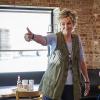 "Practice Guy" -- Pictured: Jane Lynch (Amy). Allison is struck with the dating jitters, so Amy suggests she have a one-night-stand to work out her nerves, on ANGEL FROM HELL, Thursday, Feb. 18 (9:30-10:00 PM, ET/PT) on the CBS Television Network. Photo: Robert Voets/CBS ÃÂ©2016 CBS Broadcasting, Inc. All Rights Reserved.