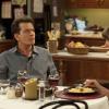 ANGER MANAGEMENT: Episode 2: Charlie and the Slumpbuster (Airs June 28, 9:30 pm e/p). L-R: Charlie Sheen as Charlie Goodson and Kerri Kenney as Mel.  Photo: Prashant Gupta/FX Network