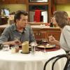 ANGER MANAGEMENT: Episode 2: Charlie and the Slumpbuster (Airs June 28, 9:30 pm e/p). L-R: Charlie Sheen as Charlie Goodson and Kerri Kenney as Mel.  Photo: Prashant Gupta/FX Network