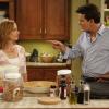 ANGER MANAGEMENT: Episode 9: Charlie's Dad Visits (Airs Thursday, August 16, 9:30 pm e/p) L-R: Shawnee Smith as Jennifer Goodson, Charlie Sheen as Charlie Goodson. Photo: Greg Gayne/FX Network