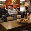 ANGER MANAGEMENT: Episode 9: Charlie's Dad Visits (Airs Thursday, August 16, 9:30 pm e/p) L-R: Martin Sheen as Martin Goodson, Charlie Sheen as Charlie Goodson, Selma Blair as Kate Wales. Photo: Greg Gayne/FX Network