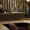 ANGER MANAGEMENT: Episode 9: Charlie is an Expert Witness (Airs Thursday, March 7; 9:30 pm e/p) Pictured: (L-R) Ken Lerner as Judge, Charlie Sheen as Charlie Goodson, Brian Palermo as prosecutor, Rebecca Ann Johnson as Shelley Trahan, Charlie Sheen as Charlie Goodson, Selma Blair as Kate Wales. CR: Prashant Gupta/FX Network