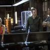 Arrow -- "Sara" -- Image AR302b_0329b -- Pictured (L-R): Emily Bett Rickards as Felicity Smoak, Stephen Amell as Oliver Queen, and David Ramsey as John Diggle -- Photo: Cate Cameron/The CW -- ÃÂ© 2014 The CW Network, LLC. All Rights Reserved.