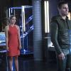 Arrow -- "Sara" -- Image AR302b_0441b -- Pictured (L-R): Emily Bett Rickards as Felicity Smoak and Stephen Amell as Oliver Queen -- Photo: Cate Cameron/The CW -- ÃÂ© 2014 The CW Network, LLC. All Rights Reserved.