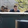 Arrow -- "Corto Maltese" -- Image AR303a_0022b -- Pictured (L-R): David Ramsey as John Diggle, Stephen Amell as Oliver Queen, and Colton Haynes as Roy Harper -- Photo: Diyah Pera/The CW -- ÃÂ© 2014 The CW Network, LLC. All Rights Reserved.