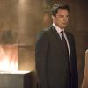 Arrow -- "The Secret Origin of Felicity Smoak" -- Image AR305b_0280b -- Pictured (L-R): John Barrowman as Malcolm Merlyn and Willa Holland as Thea Queen -- Photo: Cate Cameron/The CW -- ÃÂ© 2014 The CW Network, LLC. All Rights Reserved.