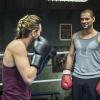 Arrow -- "Guilty" -- Image AR306a_0805b -- Pictured (L-R): Katie Cassidy as Laurel Lance and J.R. Ramirez as Ted Grant -- Photo: Ed Araquel/The CW -- ÃÂ© 2014 The CW Network, LLC. All Rights Reserved.
