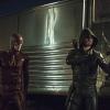 Arrow -- "The Brave and the Bold" -- Image AR308a_0170b -- Pictured (L-R): Grant Gustin as The Flash and Stephen Amell as The Arrow -- Photo: Cate Cameron/The CW -- ÃÂ© 2014 The CW Network, LLC. All Rights Reserved.
