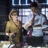 Arrow -- "Left Behind" -- Image AR310b_0069b -- Pictured (L-R): Emily Bett Rickards as Felicity Smoak and Brandon Routh as Ray Palmer -- Photo: Cate Cameron/The CW -- ÃÂ© 2015 The CW Network, LLC. All Rights Reserved.