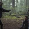Arrow -- "The Return" -- Image AR314B_0118b -- Pictured (L-R): Willa Holland as Thea Queen, Manu Bennett as Slade Wilson, and Stephen Amell as Oliver Queen -- Photo: Cate Cameron/The CW -- ÃÂ© 2015 The CW Network, LLC. All Rights Reserved.