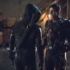 Arrow -- "Suicidal Tendencies" -- Image AR317B_0363b -- Pictured (L-R): Stephen Amell as Oliver Queen / The Arrow and Brandon Routh as Ray Palmer / The Atom -- Photo: Cate Cameron/The CW -- ÃÂ© 2015 The CW Network, LLC. All Rights Reserved.