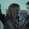 Arrow -- "Suicidal Tendencies" -- Image AR317_SG_0032 -- Pictured (L-R): Amy Gumenick as Carrie Cutter / Cupid and Michael Rowe as Floyd Lawton / Deadshot -- Photo: The CW -- ÃÂ© 2015 The CW Network, LLC. All Rights Reserved.