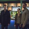 Arrow -- "Broken Arrow" -- Image AR319B_0119b--Pictured (L-R): Stephen Amell as Oliver Queen, Willa Holland as Thea Queen, David Ramsey as John Diggle, and Emily Bett Rickards as Felicity Smoak -- Photo: Cate Cameron/The CW -- ÃÂ© 2015 The CW Network, LLC. All Rights Reserved.