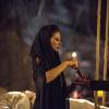 Arrow -- "The Fallen" -- Image AR320A_0029 -- Pictured (L-R): Francoise Yip as The Priestess and Stephen Amell as Oliver Queen -- Photo: Cate Cameron/The CW -- ÃÂ© 2015 The CW Network, LLC. All Rights Reserved.