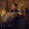 Arrow -- "The Fallen" -- Image AR320B_0053 -- Pictured (L-R): Emily Bett Rickards as Felicity Smoak, Stephen Amell as Oliver Queen, and Willa Holland as Thea Queen -- Photo: Cate Cameron/The CW -- ÃÂ© 2015 The CW Network, LLC. All Rights Reserved.