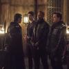 Arrow -- "This is Your Sword" -- Image AR322B_0077b -- Pictured (L-R): Brandon Routh as Ray Palmer, David Ramsey as John Diggle, John Barrowman as Malcolm Merlyn, Rila Fukushima as Tatsu Yamashiro and Katie Cassidy as Laurel Lance -- Photo: Cate Cameron/The CW -- ÃÂ© 2015 The CW Network, LLC. All Rights Reserved.