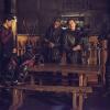 Arrow -- "My Name is Oliver Queen" -- Image AR323A_0302b -- Pictured (L-R): Brandon Routh as Ray Palmer, David Ramsey as John Diggle, John Barrowman as Malcolm Merlyn, Katie Cassidy as Laurel Lance -- Photo: Cate Cameron/The CW -- ÃÂ© 2015 The CW Network, LLC. All Rights Reserved.