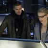 Arrow -- "My Name is Oliver Queen" -- Image AR323B_0005b -- Pictured (L-R): Stephen Amell as Oliver Queen and Emily Bett Rickards as Felicity Smoak -- Photo: Liane Hentscher/The CW -- ÃÂ© 2015 The CW Network, LLC. All Rights Reserved.