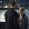 Arrow -- "My Name is Oliver Queen" -- Image AR323B_0282b -- Pictured (L-R): Stephen Amell as Oliver Queen and Emily Bett Rickards as Felicity Smoak -- Photo: Liane Hentscher/The CW -- ÃÂ© 2015 The CW Network, LLC. All Rights Reserved.