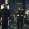 Arrow -- "My Name is Oliver Queen" -- Image AR323B_0353b -- Pictured (L-R): Stephen Amell as Oliver Queen, Katrina Law as Nyssa al Ghul and Emily Bett Rickards as Felicity Smoak -- Photo: Liane Hentscher/The CW -- ÃÂ© 2015 The CW Network, LLC. All Rights Reserved.