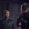 Arrow -- "Green Arrow" -- Image AR401A_0283b -- Pictured (L-R): David Ramsey as John Diggle and Stephen Amell as Oliver Queen -- Photo: Dean Buscher /The CW -- ÃÂ© 2015 The CW Network, LLC. All Rights Reserved.