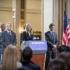 Arrow -- "The Candidate" -- Image AR402B_0152b -- Pictured: Jeri Ryan as Jessica Danforth (CENTER) -- Photo: Cate Cameron /The CW -- ÃÂ© 2015 The CW Network, LLC. All Rights Reserved.