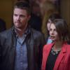 Arrow -- "The Candidate" -- Image AR402B_0220b -- Pictured (L-R): Stephen Amell as Oliver Queen and Willa Holland as Thea Queen -- Photo: Cate Cameron /The CW -- ÃÂ© 2015 The CW Network, LLC. All Rights Reserved.